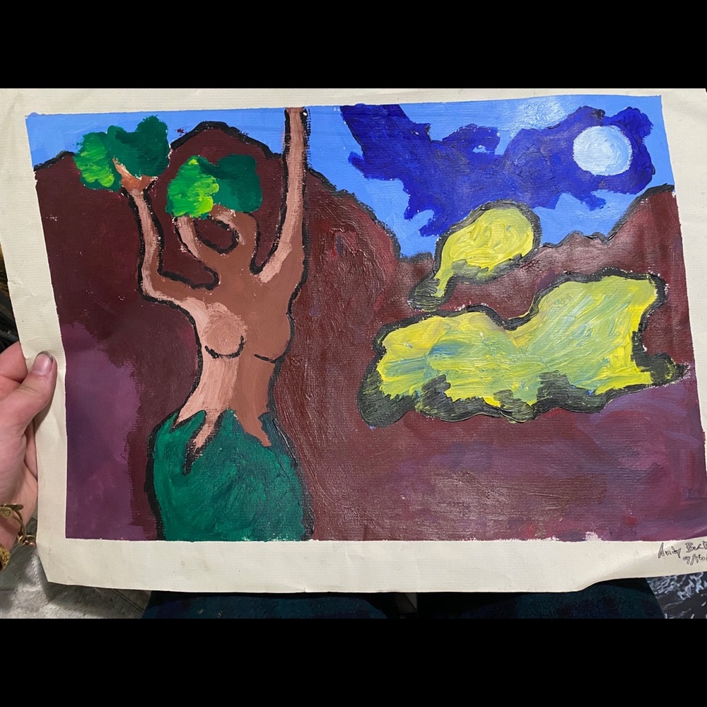 Abstract Female Painting